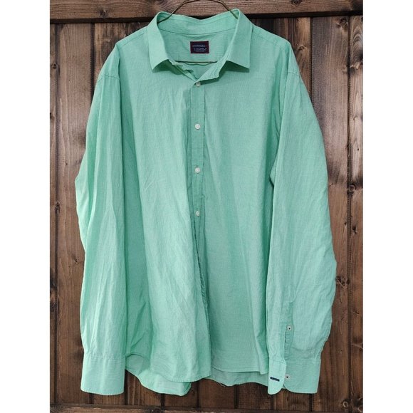 MENS UNTUCKit LONG SLEEVE BUTTON DOWN SHIRT - Picture 1 of 3